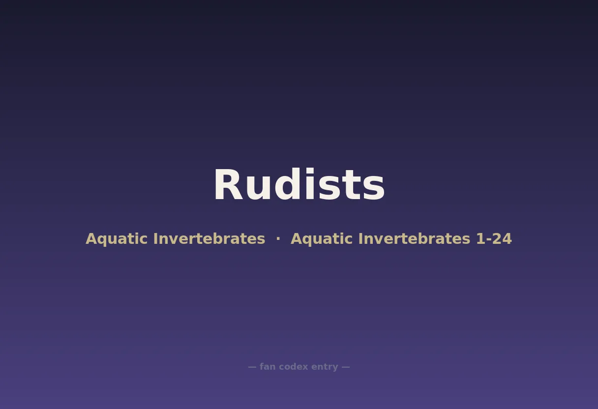 Rudists