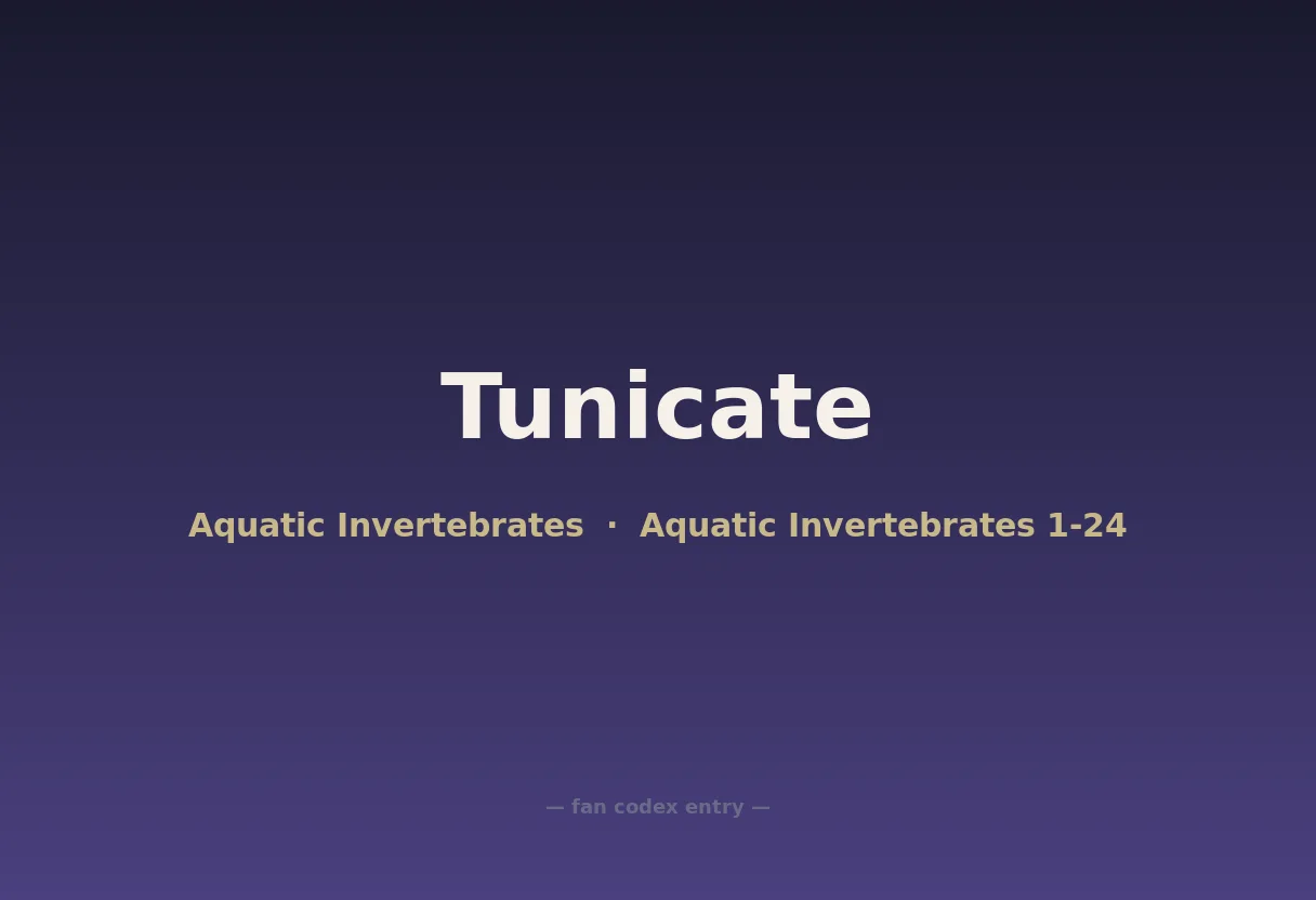 Tunicate