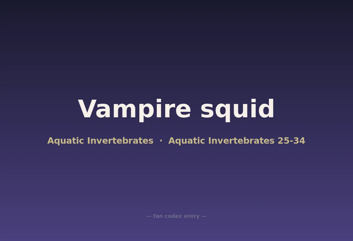 Vampire squid